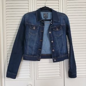Cropped denim jacket NWOT